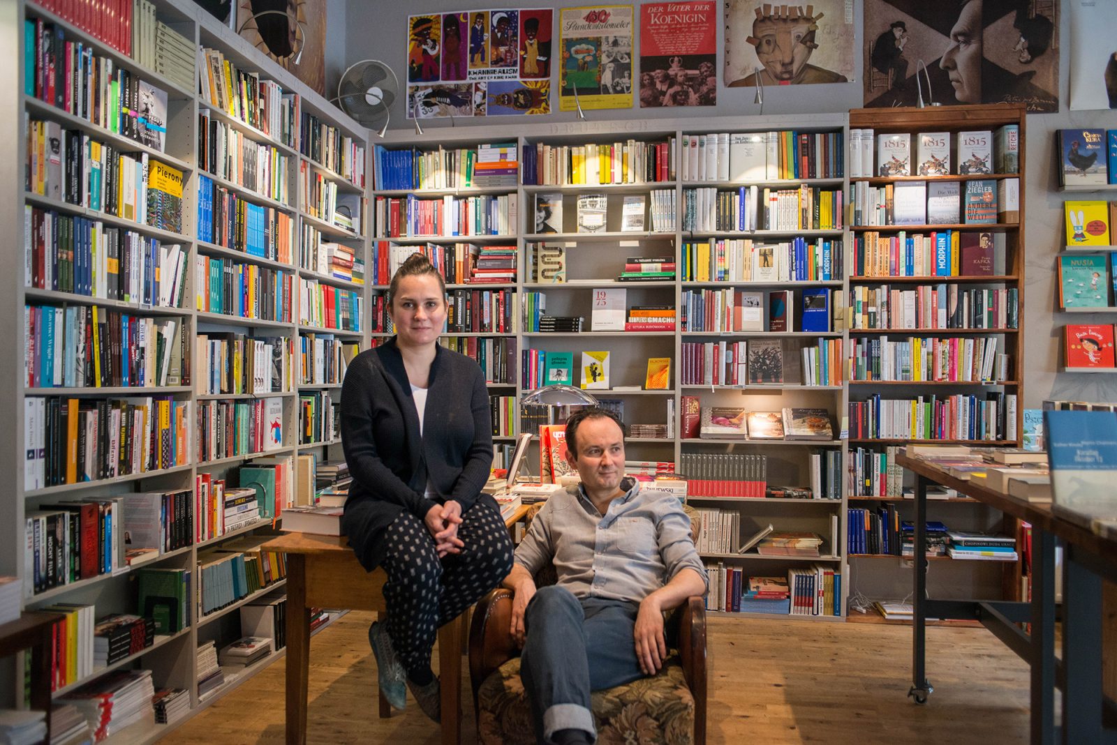 Berlin und Polen: Buchbund – die einzige deutsch-polnische Buchhandlung in Berlin. Foto: F. Anthea Schaap