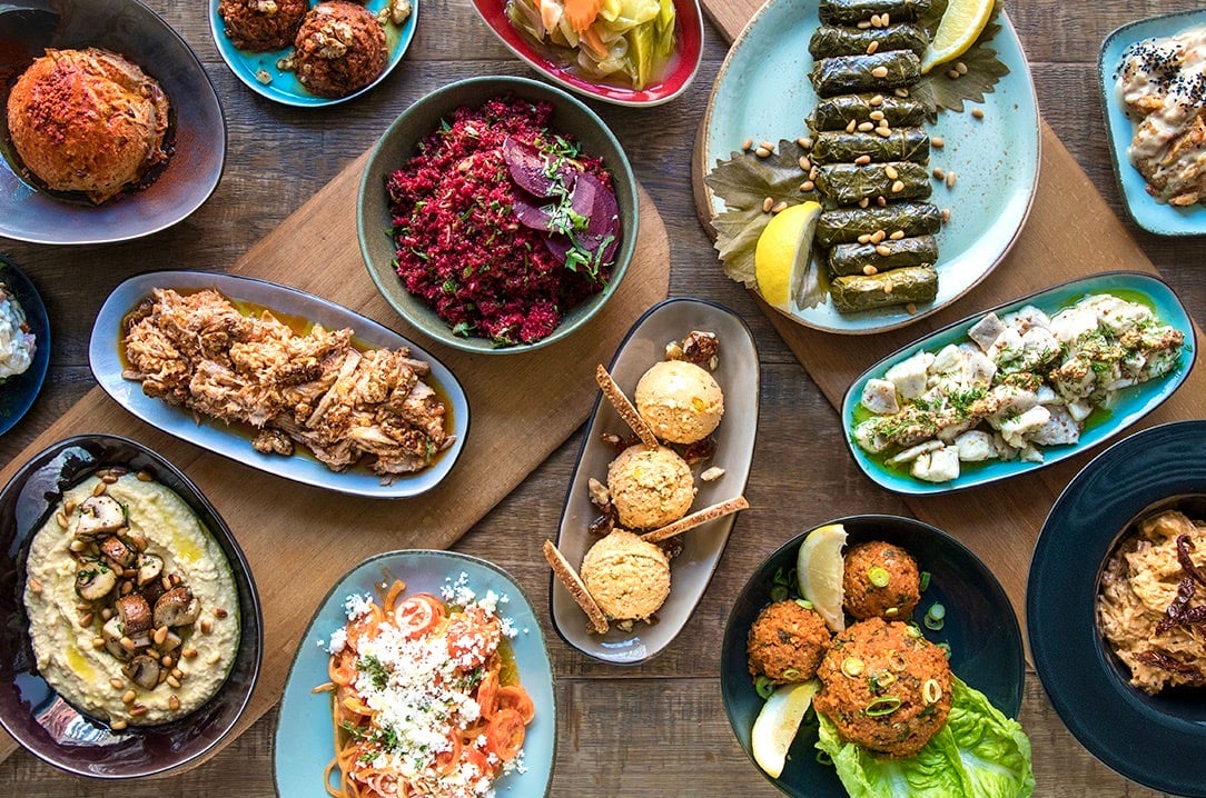 bunte Meze Auswahl bei Osmans Töchter türkische Restaurants in Berlin