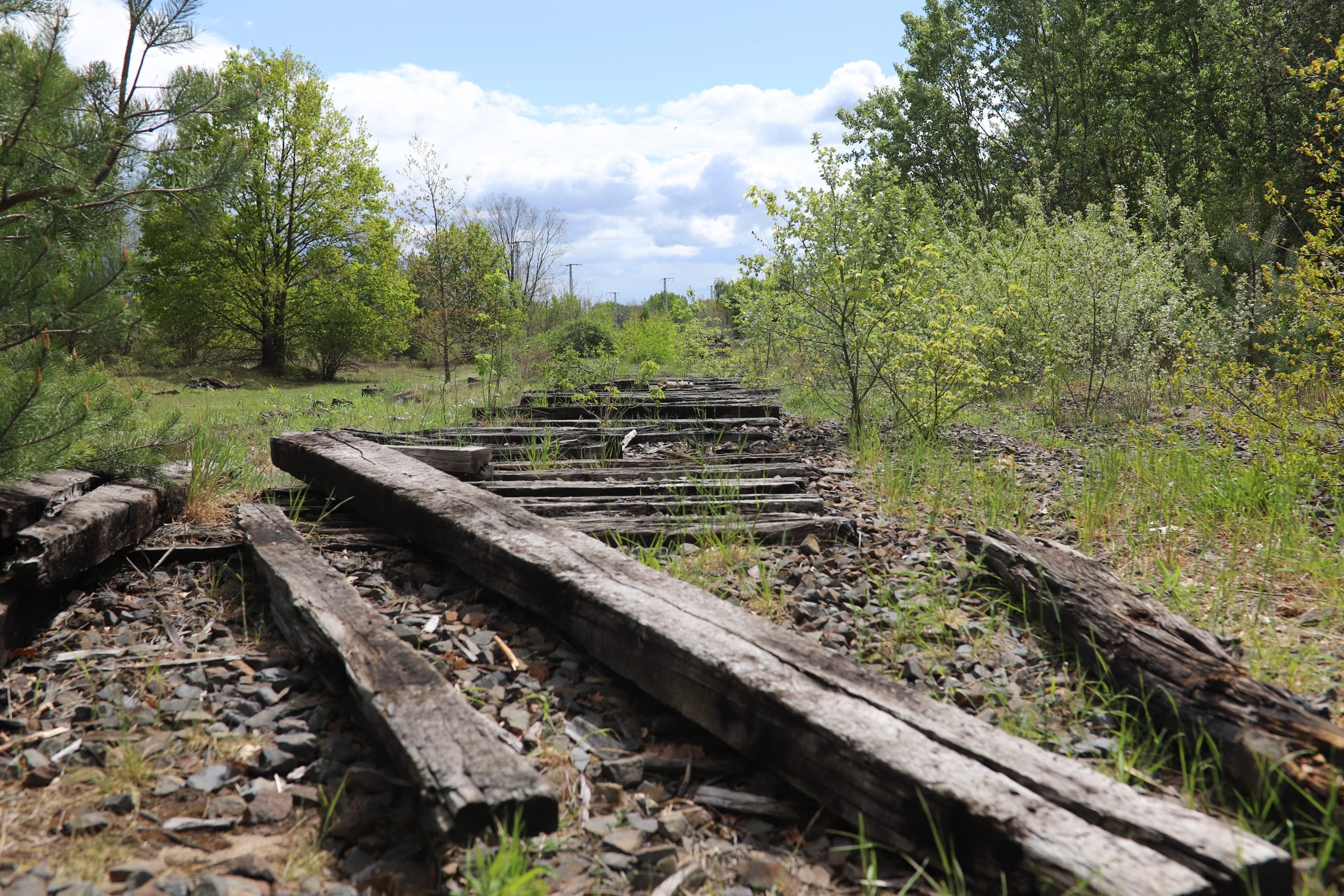 Historische Spaziergänge Berlin: Der Biesenhorster Sand in Karlshorst war einer der ersten Flugplätze Berlins und später ein großer Rangierbahnhof, der vor allem von den Sowjettruppen genutzt worden ist. Foto: Clemens Niedenthal
﻿