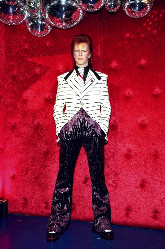Enthüllung der Wachsfigur von David Bowie als Ziggy Stardust im Madame Tussauds. Aufnahme vom September 2017.