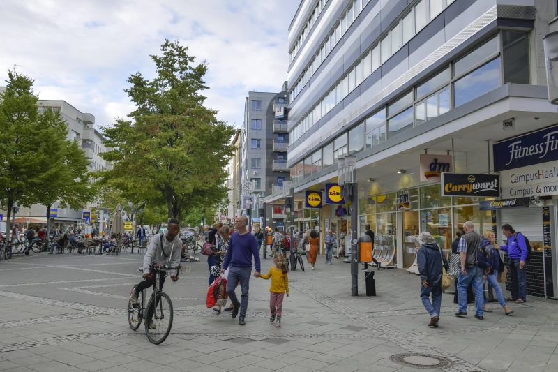 Fußgängerzone in Bielefeld oder Berlin? 