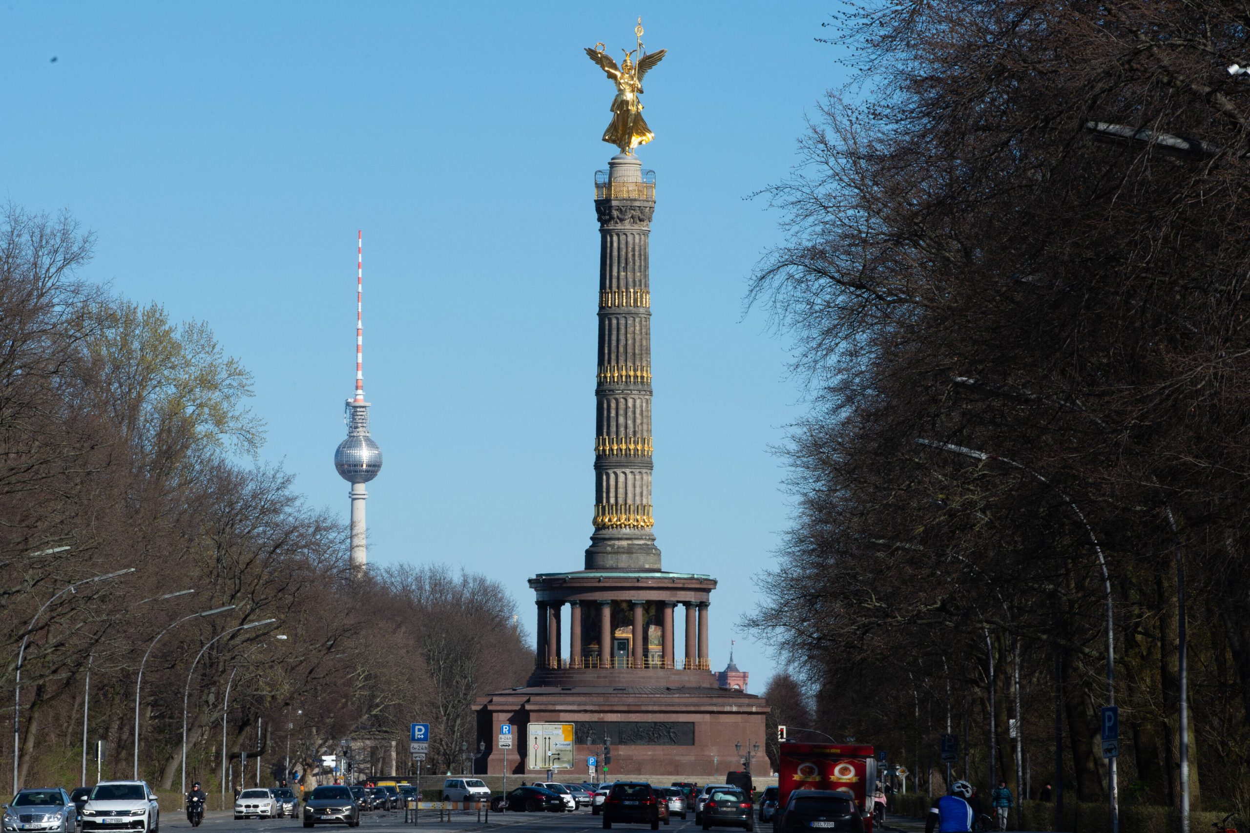 Die Siegessäule in Berlin.