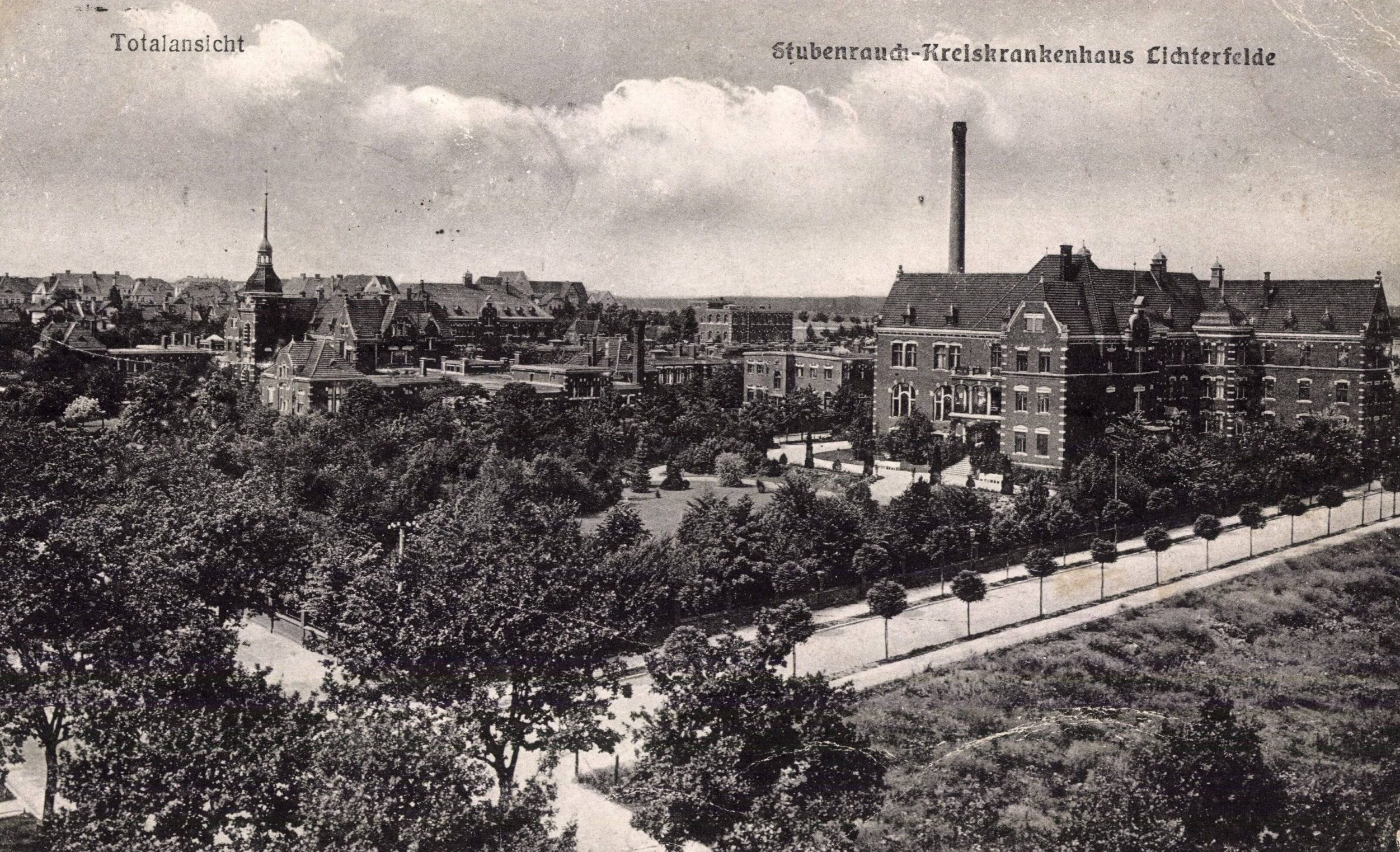 Berlin 1920: Lichterfelde, Stubenrauch Kreiskrankenhaus.