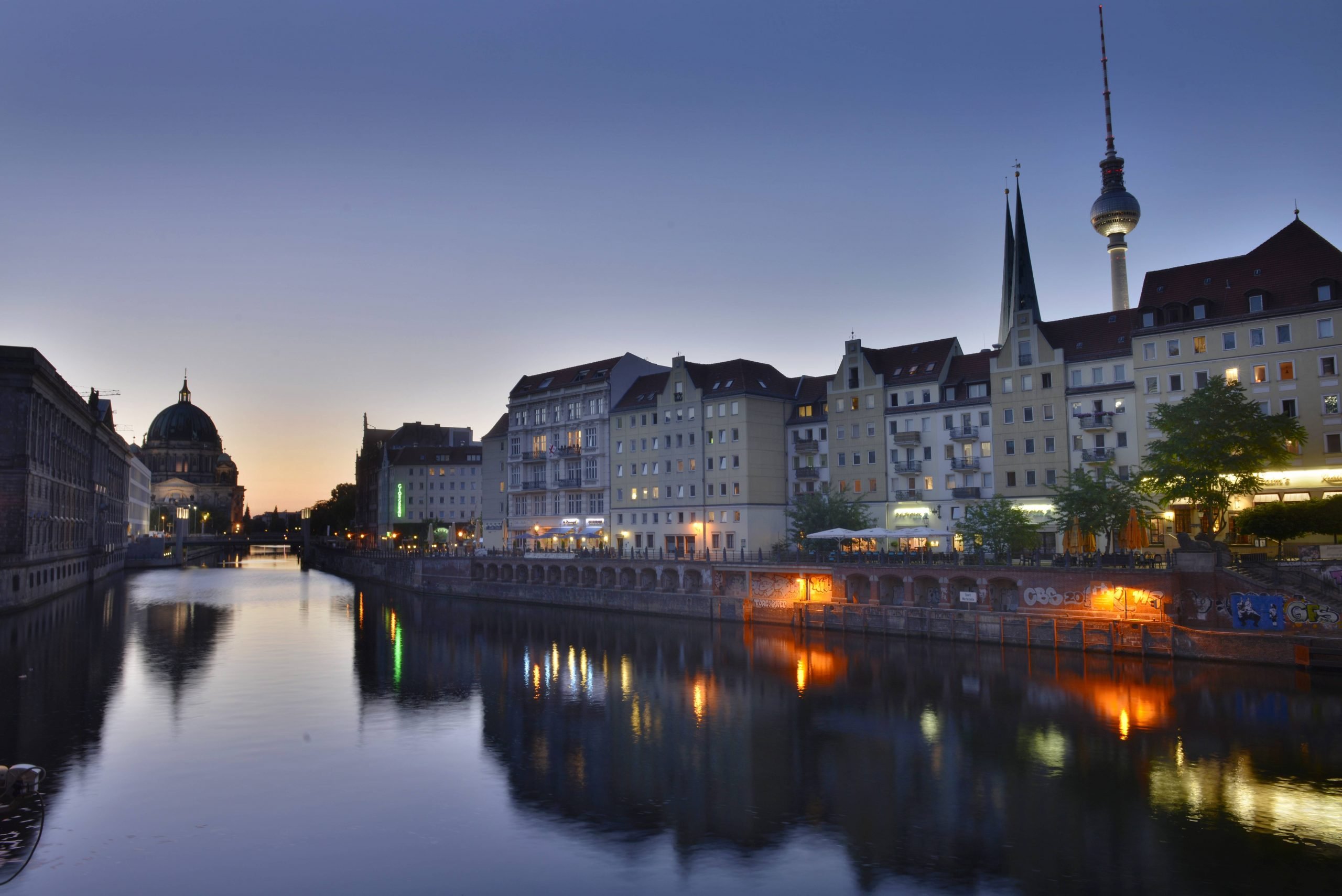 Das historische Nikolaiviertel in Mitte. 