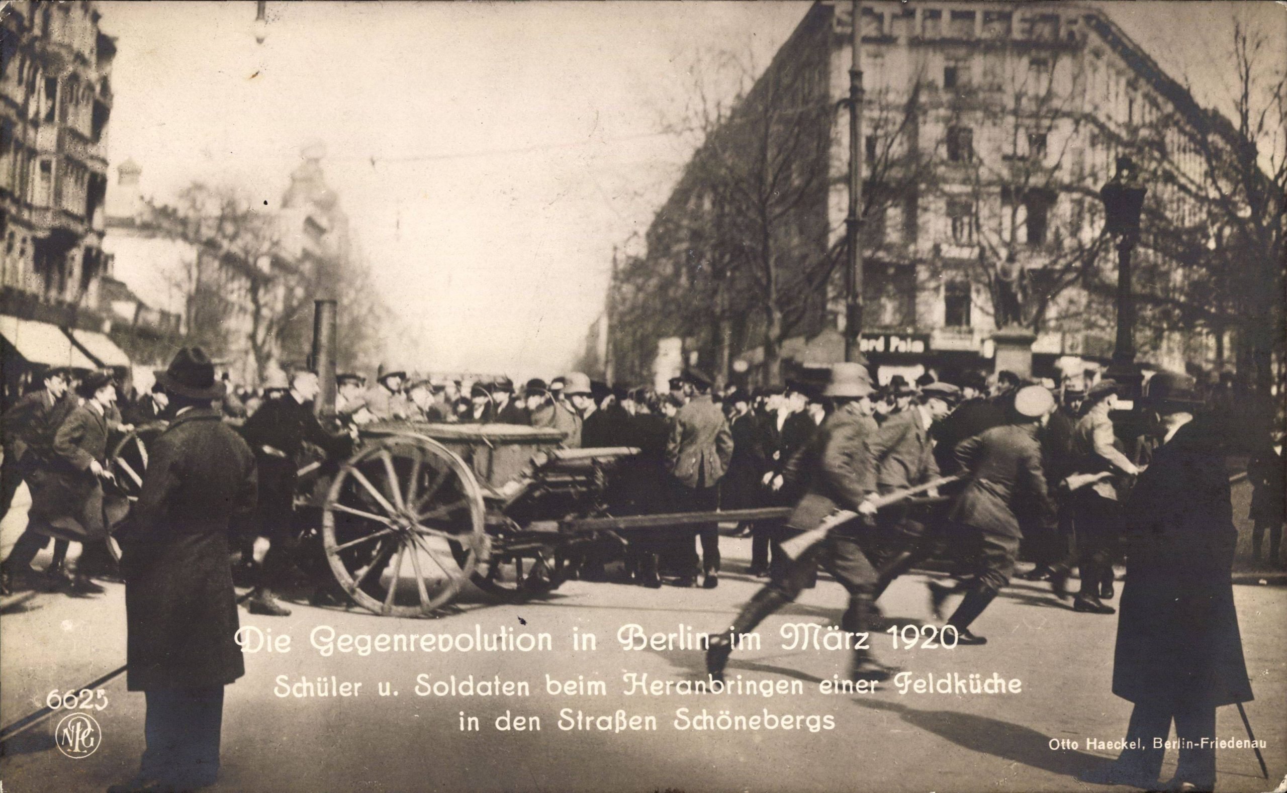 Gegenrevolution im März 1920, Kapp Putsch, Schöneberg.