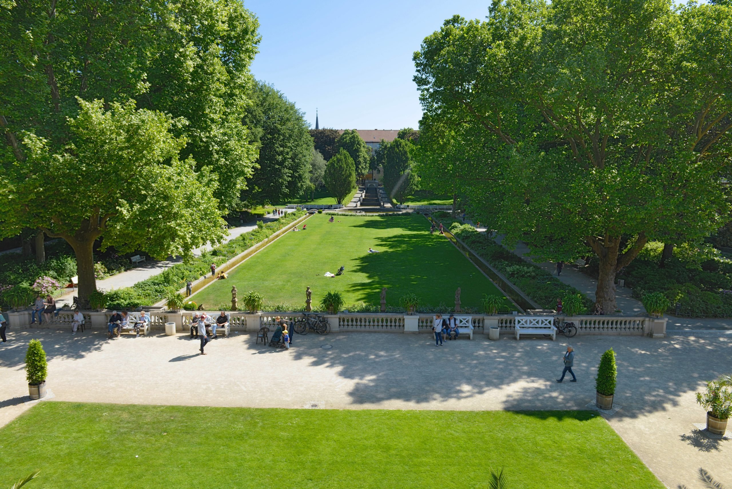 Immer wenn jemand "Problembezirk" sagt, einen Ausflug in den Körnerpark in Neukölln vorschlagen. Foto: Imago/Joko