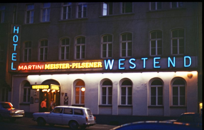 West-Berlin 1970: Nicht die erste Adresse in Berlin, das Hotel Westend.