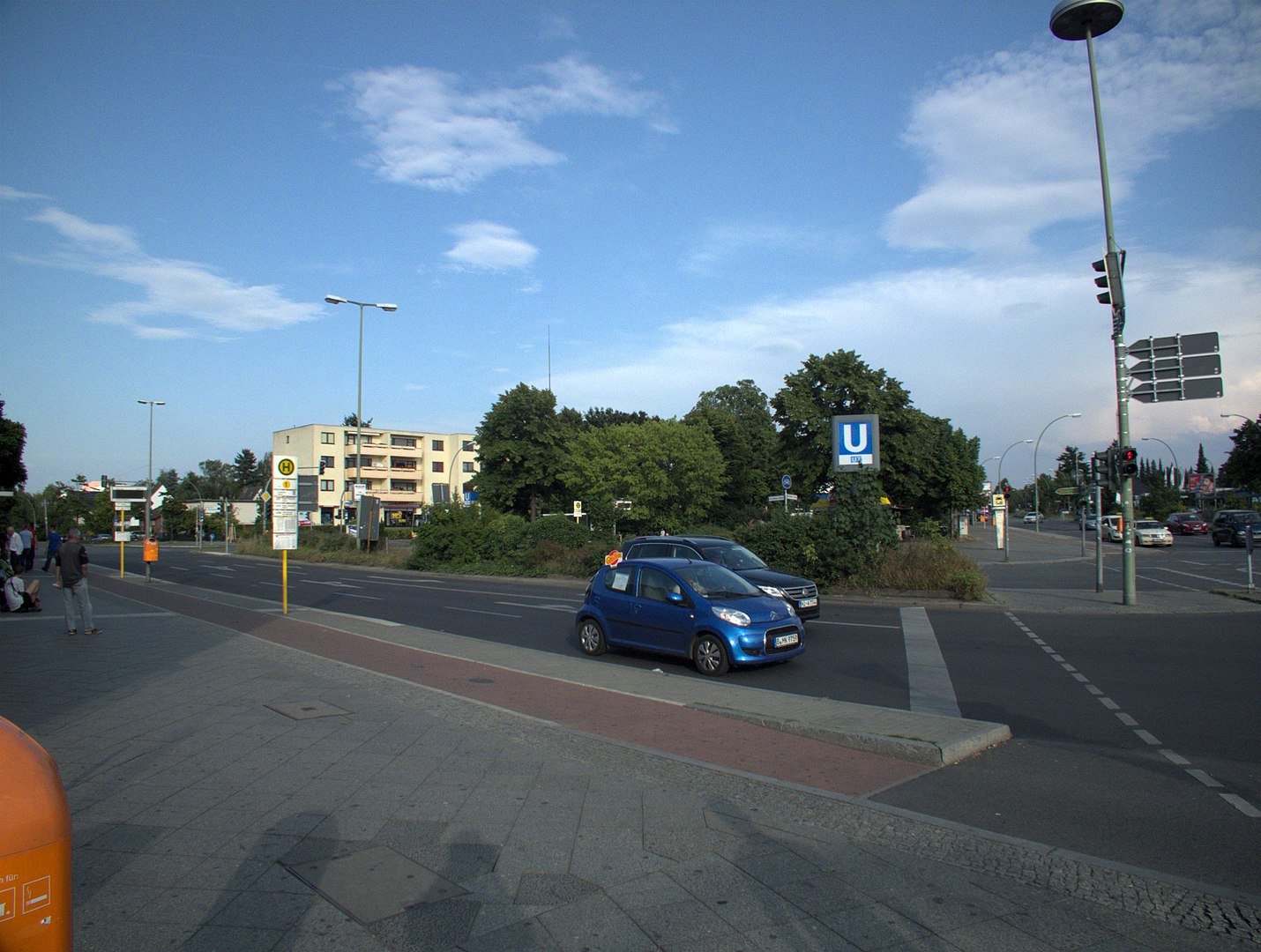 Harte Orte in Berlin: Rudower Spinne, der Hauptverkehrsknotenpunkt in Rudow. 