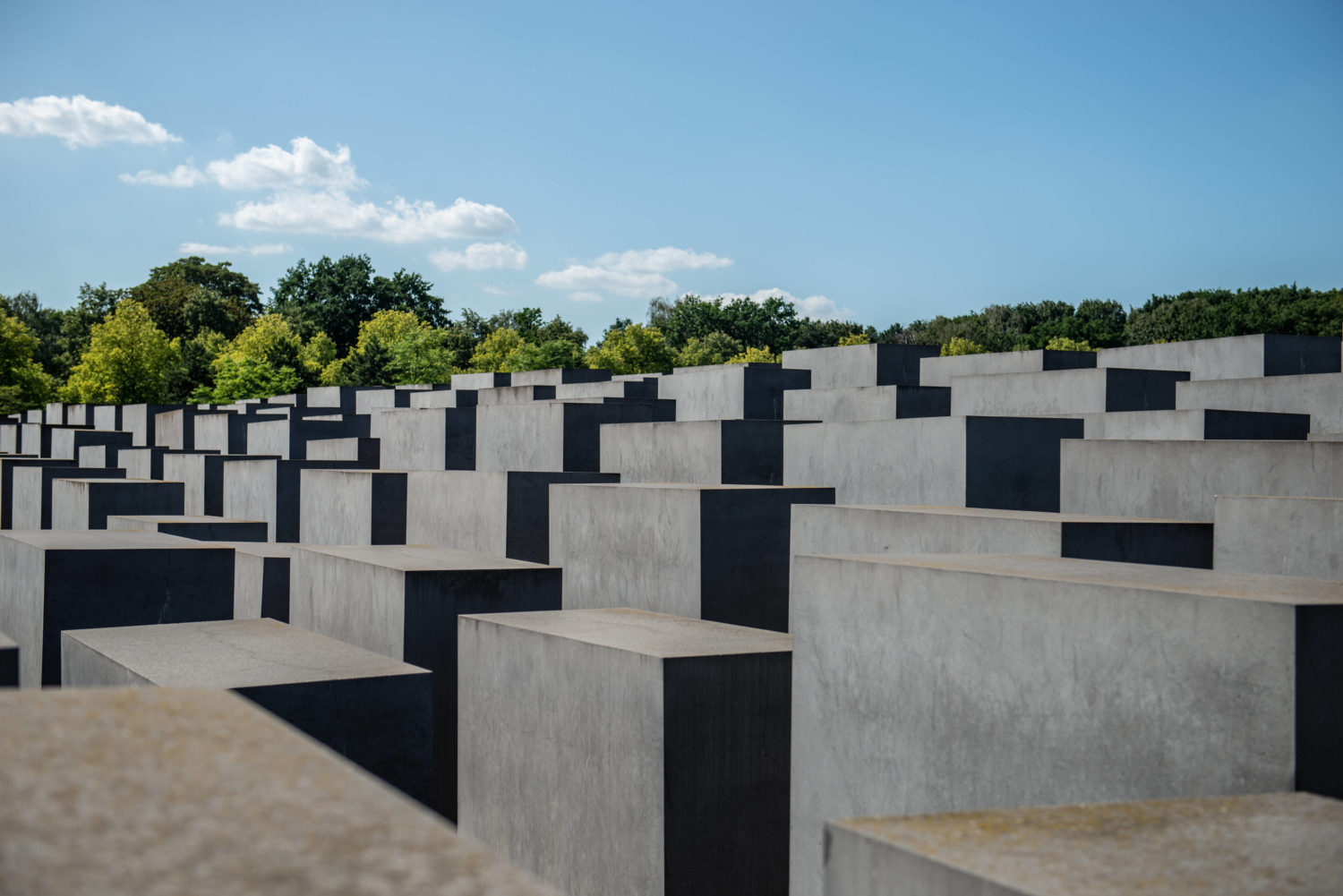 Das Denkmal für die ermordeten Juden Europas. 