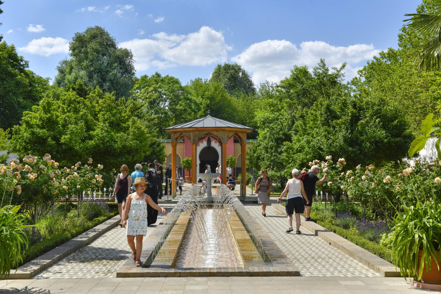 Der orientalische Garten in den Gärten der Welt. Foto: Imago/Schöning 