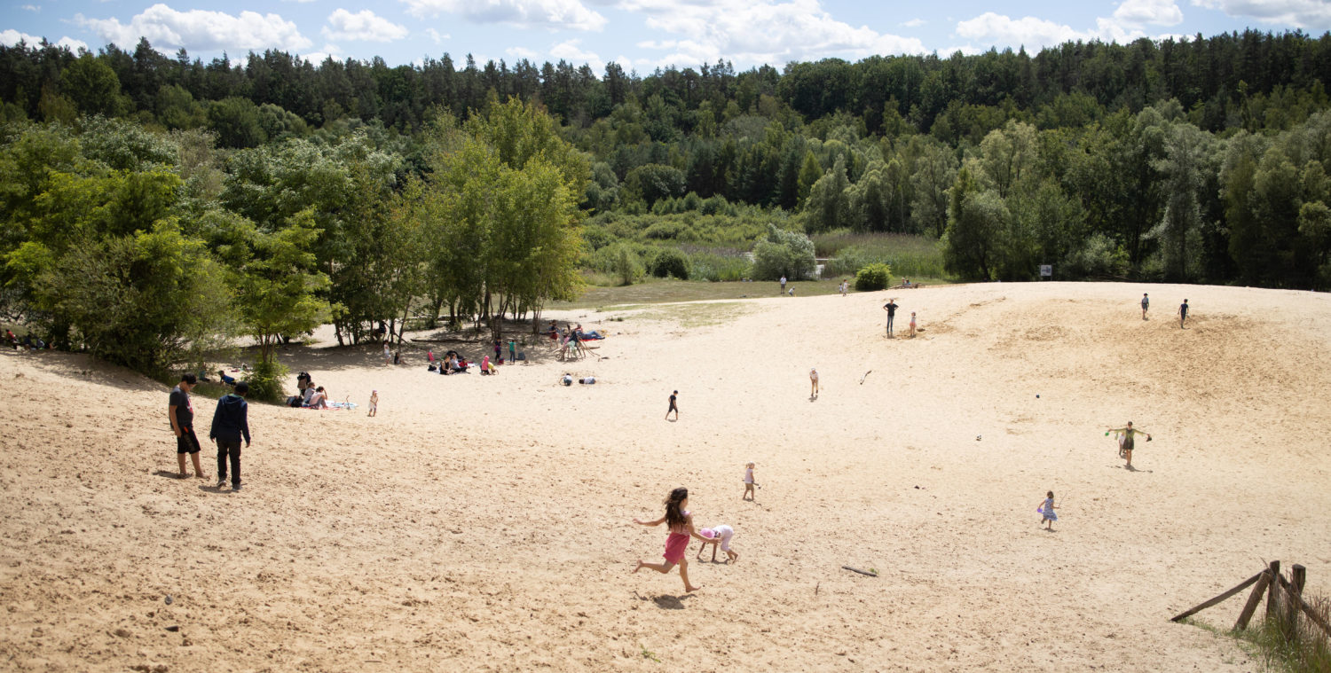 Tipps für Eltern mit Kindern von 3 bis 6 Jahren Berlins größter Sandkasten ist die Kiesgrube im Grunewald.