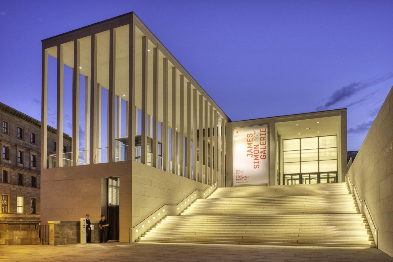 Stararchitekten in Berlin: Die James-Simon-Galerie auf der Museumsinsel wurde von David Chipperfield entworfen. Foto: Imago/Imagebroker