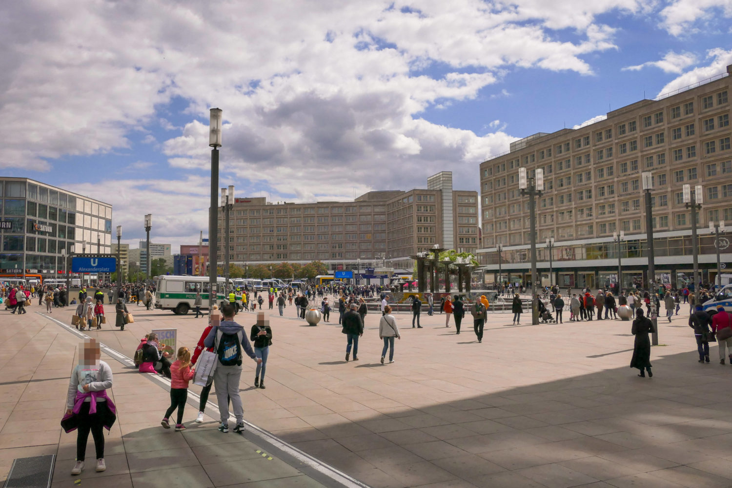 Der Alexanderplatz am 16. Mai 2020. Foto: Imago/Stefan Zeitz