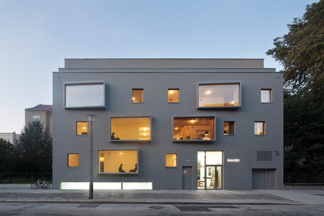 Passivhaus der BCO Architekten in der Linienstraße. Foto: BCO Architekten/Werner Huthmacher 