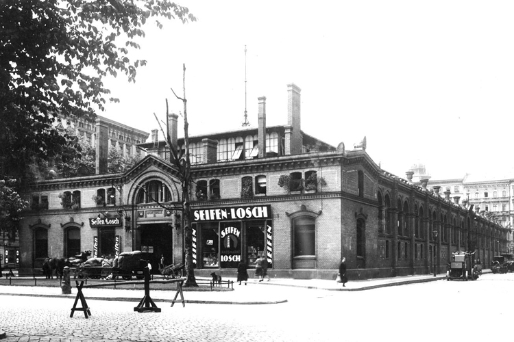 Die Marheineke Markthalle im Jahr 1925. Foto: Archiv