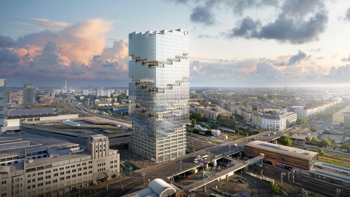 Bauprojekte Berlin: Edge East Side Berlin – 2023 zieht hier Amazon ein. Foto: EDGE Technologies