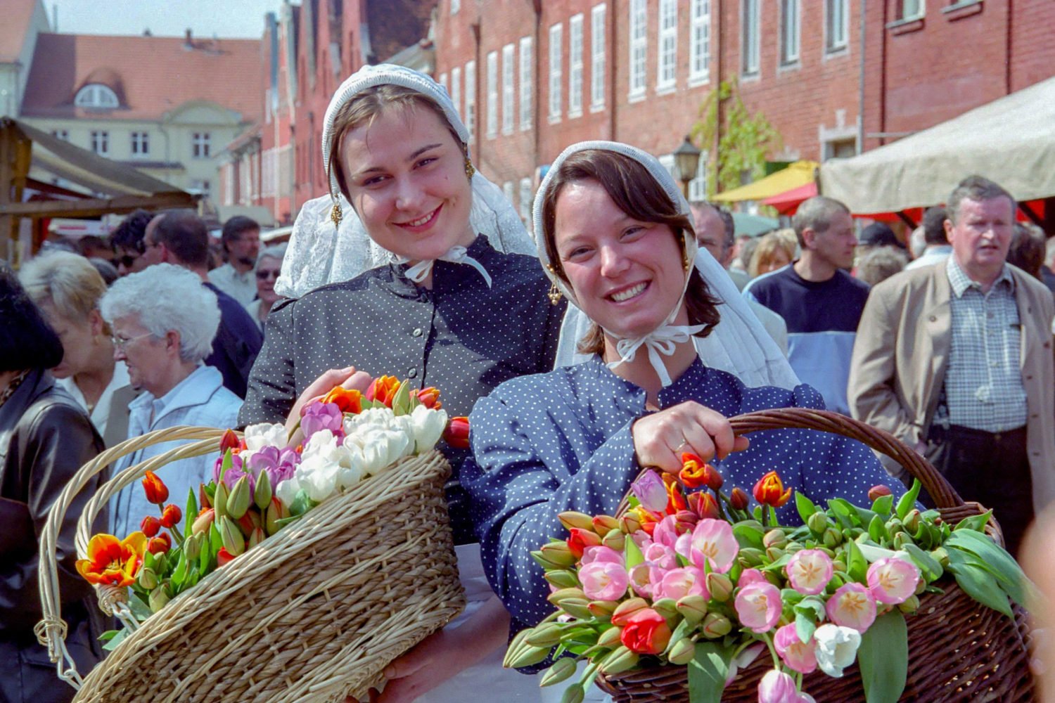 Im Jahr 2021 soll im Holländischen Viertel in Potsdam das nächste Tulpenfest stattfinden. Foto: Imago Images/Gueffroy 