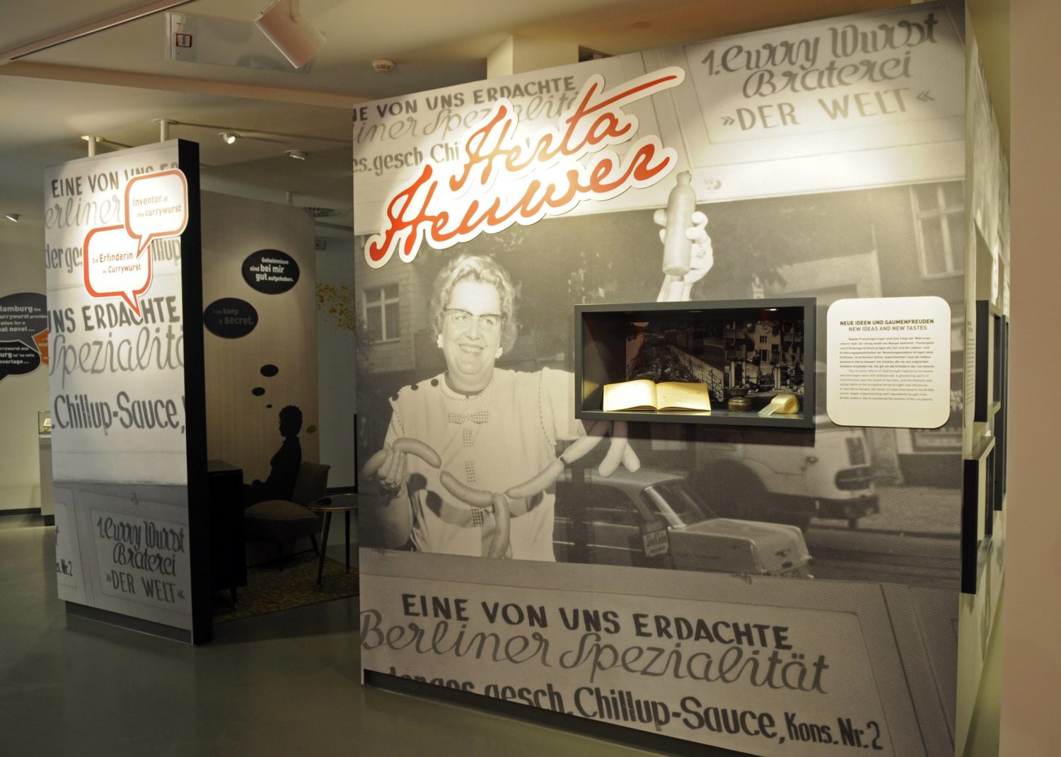 Bis 2018 konnte man im Deutschen Currywurst Museum in Berlin etwas über Herta Heuwer lesen. 