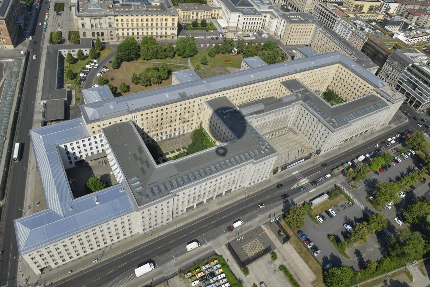 Berlin Luftaufnahmen: Bundesministerium der Finanzen, Wilhelmstraße, Mitte. Foto: Imago/Schöning