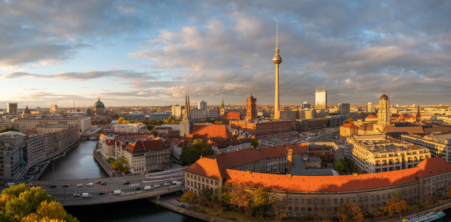 Panorama vom Zentrum in Berlin-Mitte. Foto: Imago/Dirk Sattler