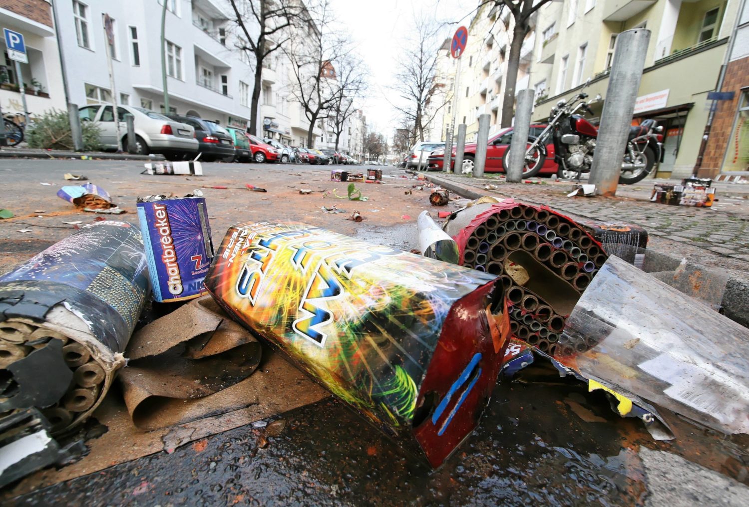 Silvester in Berlin: Der Tag danach. Foto: Imago/Olaf Wagner