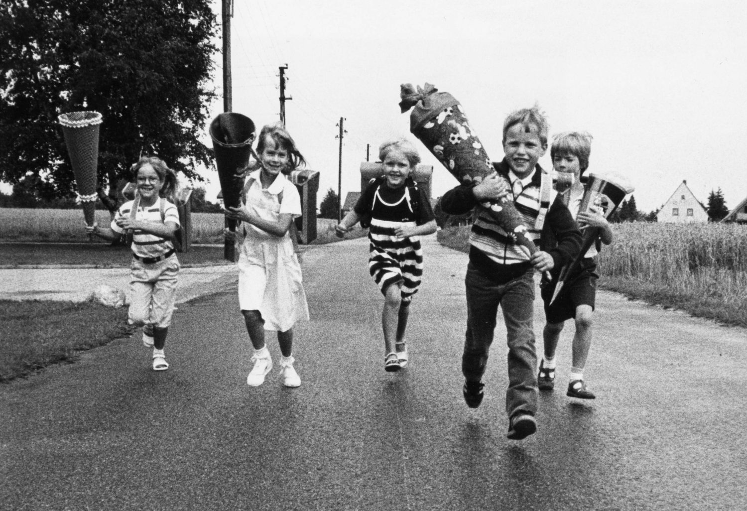 berlinerische Sprüche: Schulanfänger in den 1980er-Jahren. Foto: Imago/Teutopress Feature