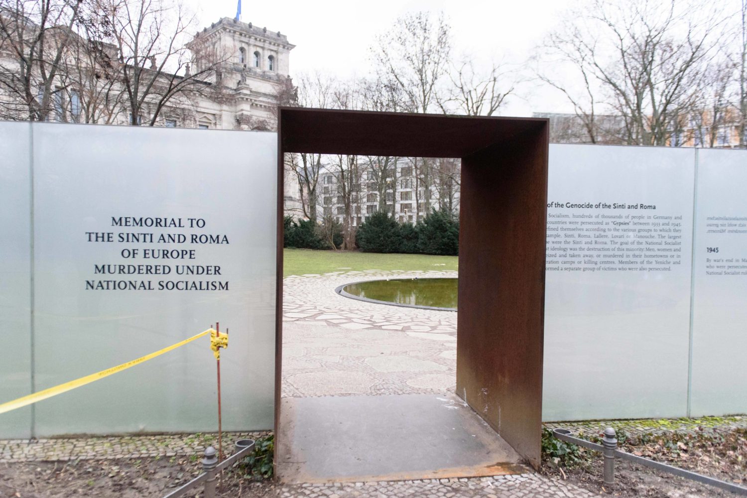 Denkmal für die im Nationalsozialismus ermordeten Sinti und Roma Europas. Foto: Imago Images/Christian Spicker