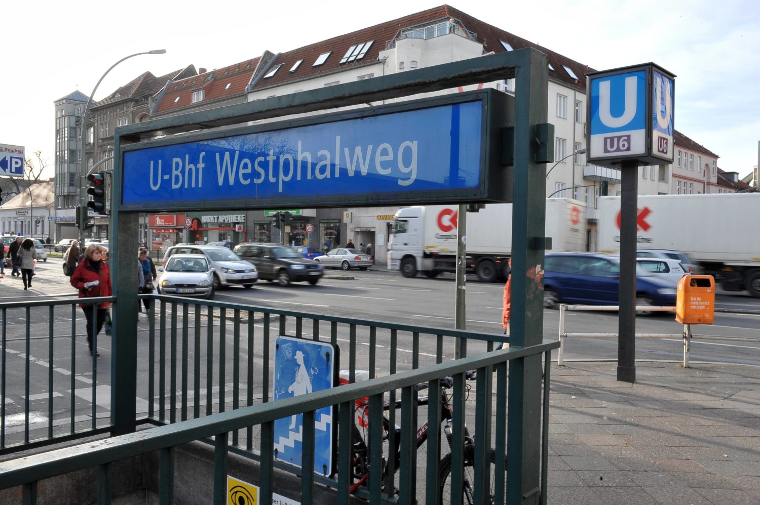 Der U-Bahnhof Westphalweg in Tempelhof. Foto: Imago/Michael Schulz