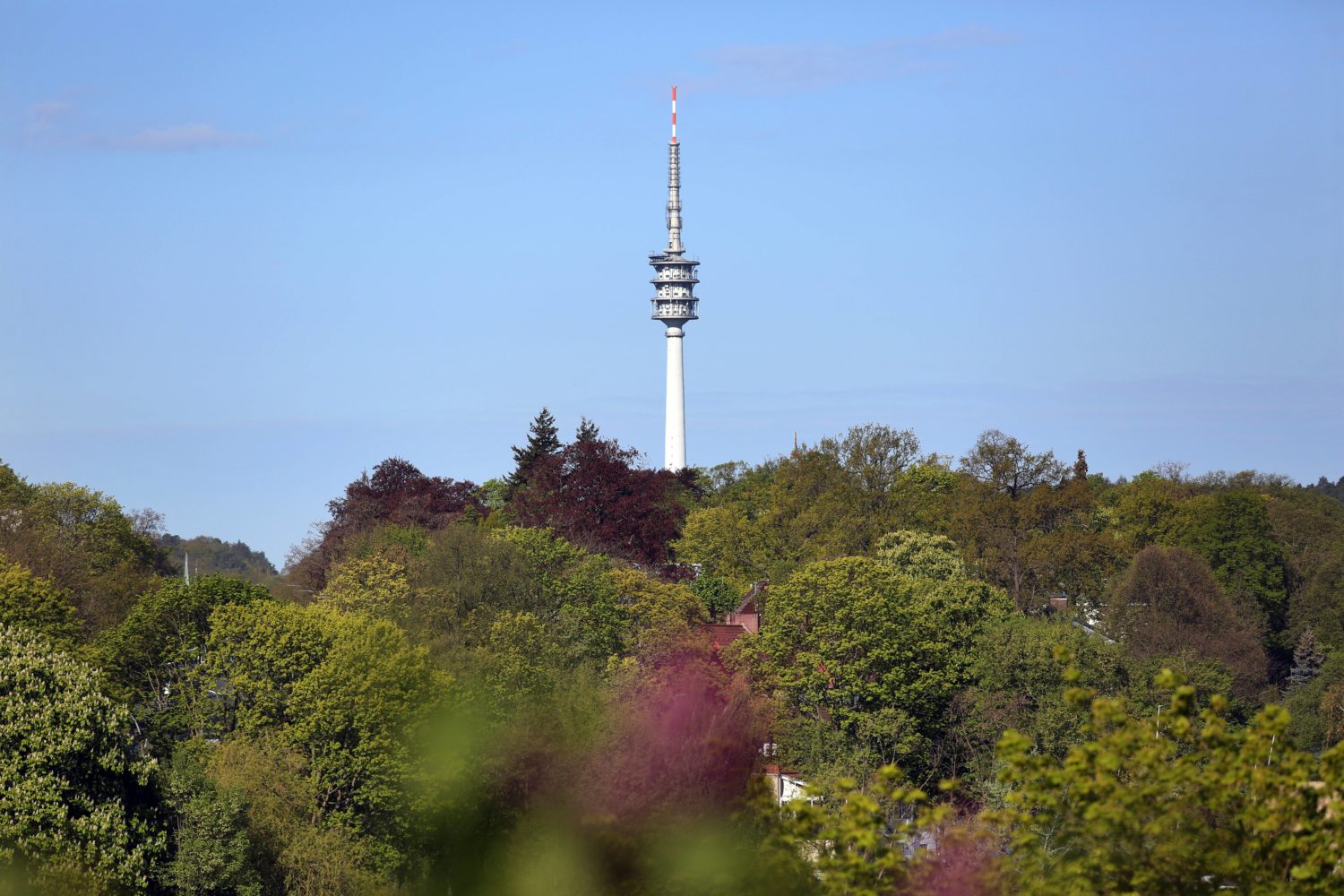 Berliner Berge: Blick auf den Schäferberg mit seinem markanten Fernmeldeturm. Foto: Imago Images/Frank Sorge