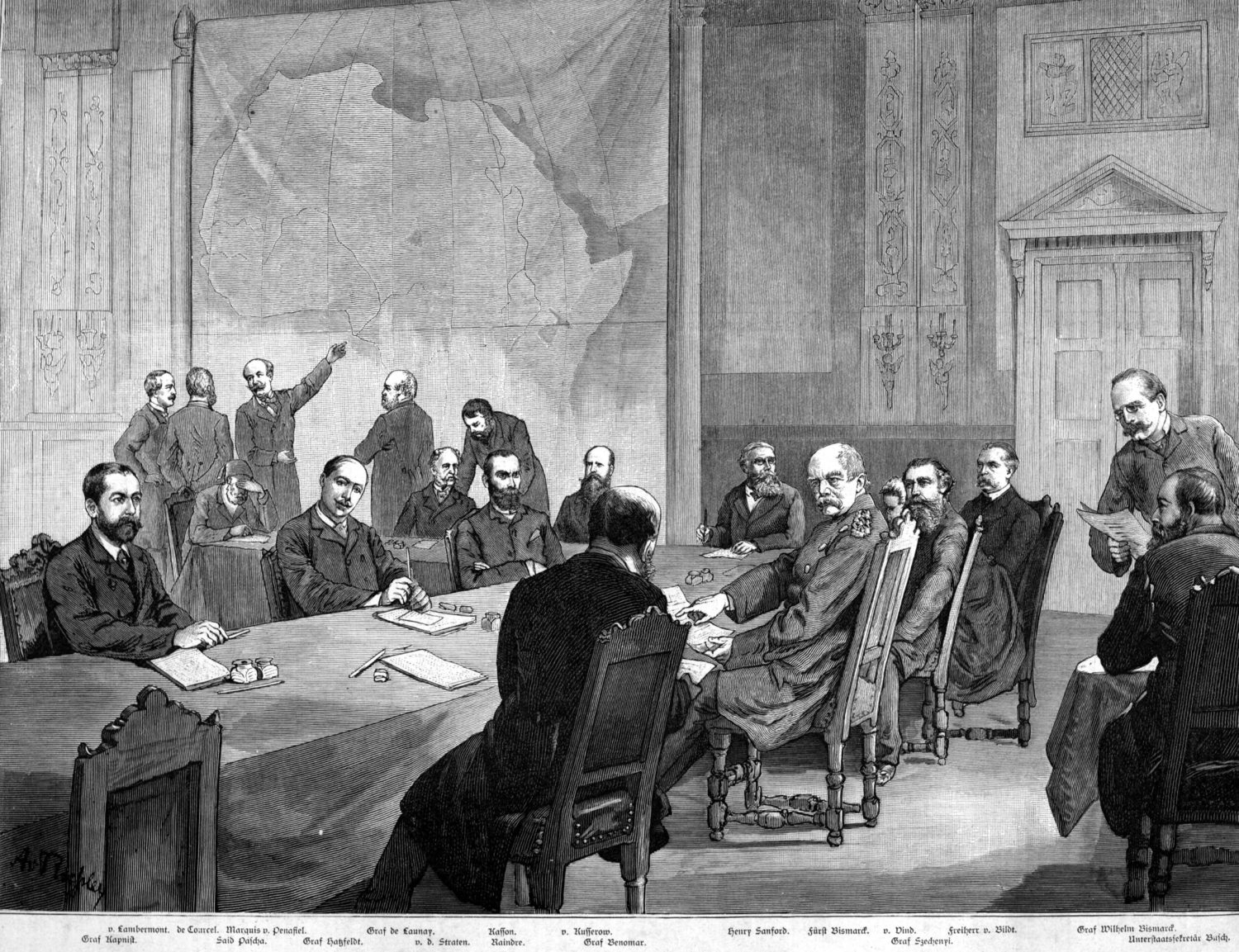 Kaiserreich: Die Kongo Konferenz in Berlin. Foto: Imago/Photo12/Ann Ronan Picture Library