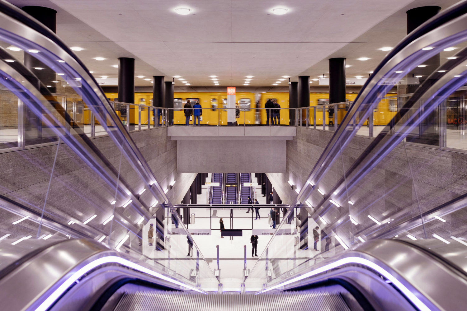 Der neue U-Bahnhof Unter den Linden. Foto: Imago/Future Image