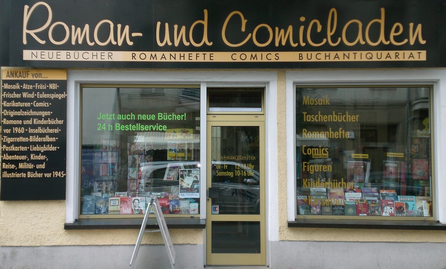 Comicläden in Berlin: Nicht alles gibt es auch online - ein Besuch im Laden lohnt sich. Foto: Roman- und Comicladen.