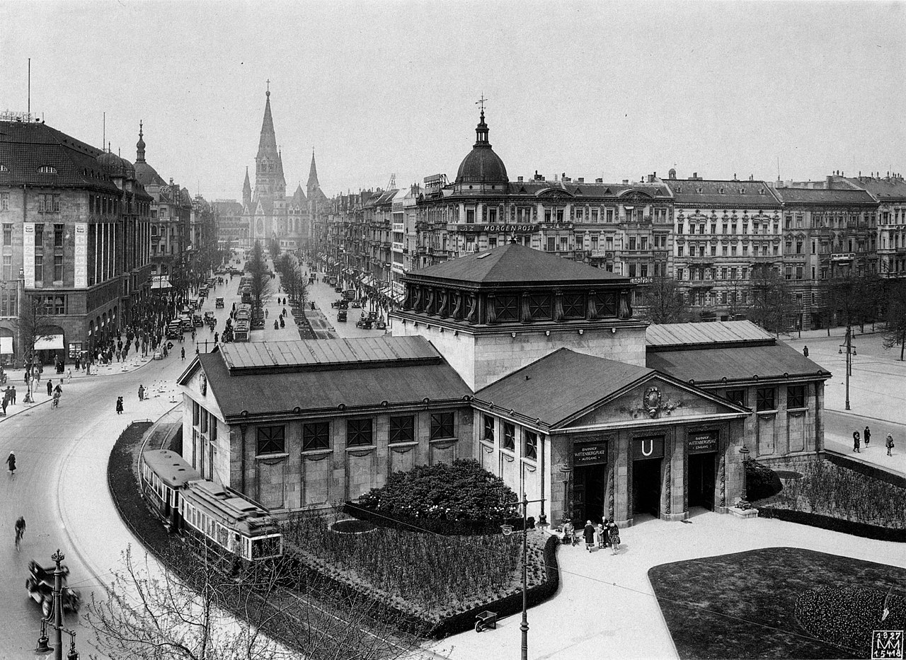 Historische Fotos von Berlin: Wittenbergplatz, 1927. Foto: Max Missmann/Gemeinfrei