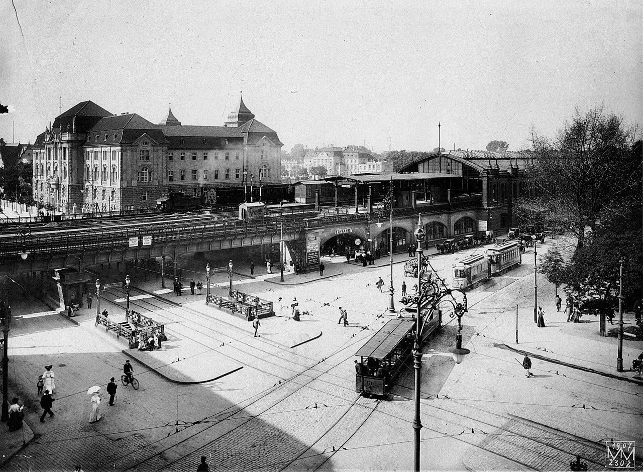 Bahnhof Zoologischer Garten, 1907. Foto: Max Missmann/Gemeinfrei