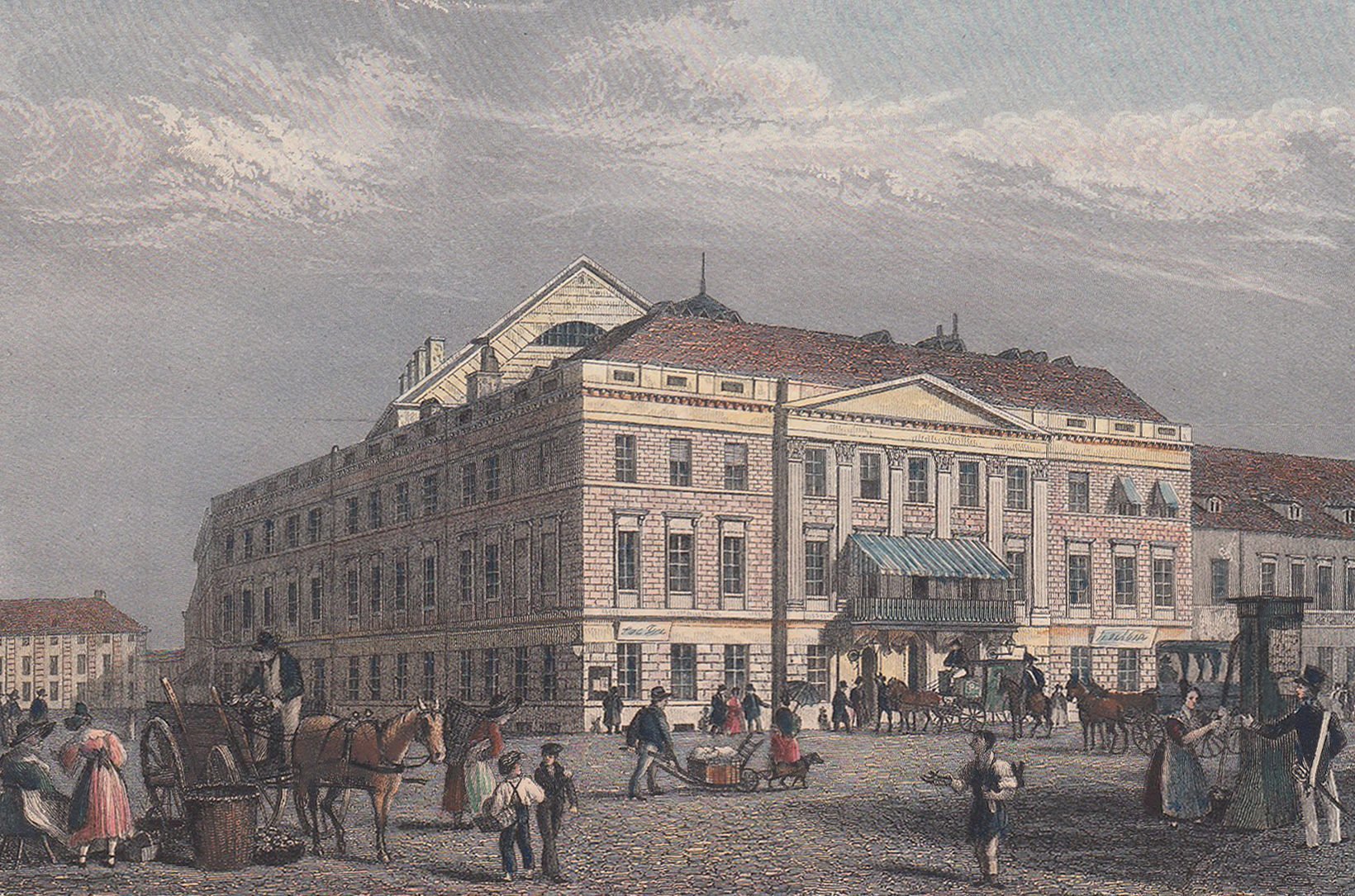 Gebäude des Königsstädtischen Theaters (1824–1851). Foto: Gemeinfrei