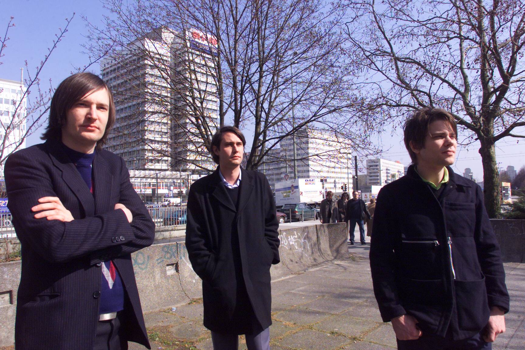 Prägten eine ganze Generation: Tocotronic 2002 in Berlin. Foto: Imago Images/Götz 