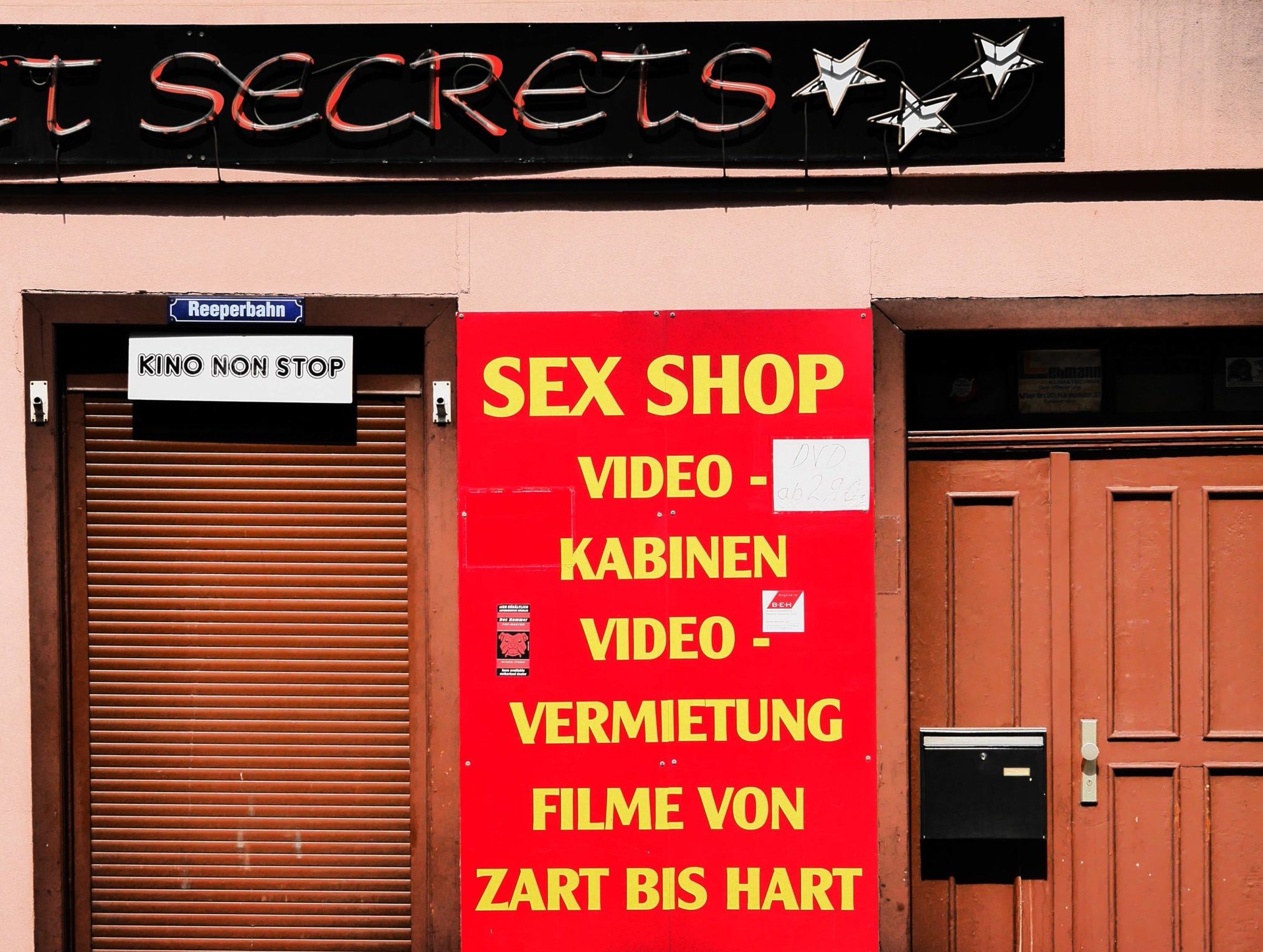 Sexshops Berlin: Sexshop in Spandau, 2014. Foto: Imago/Jürgen Ritter