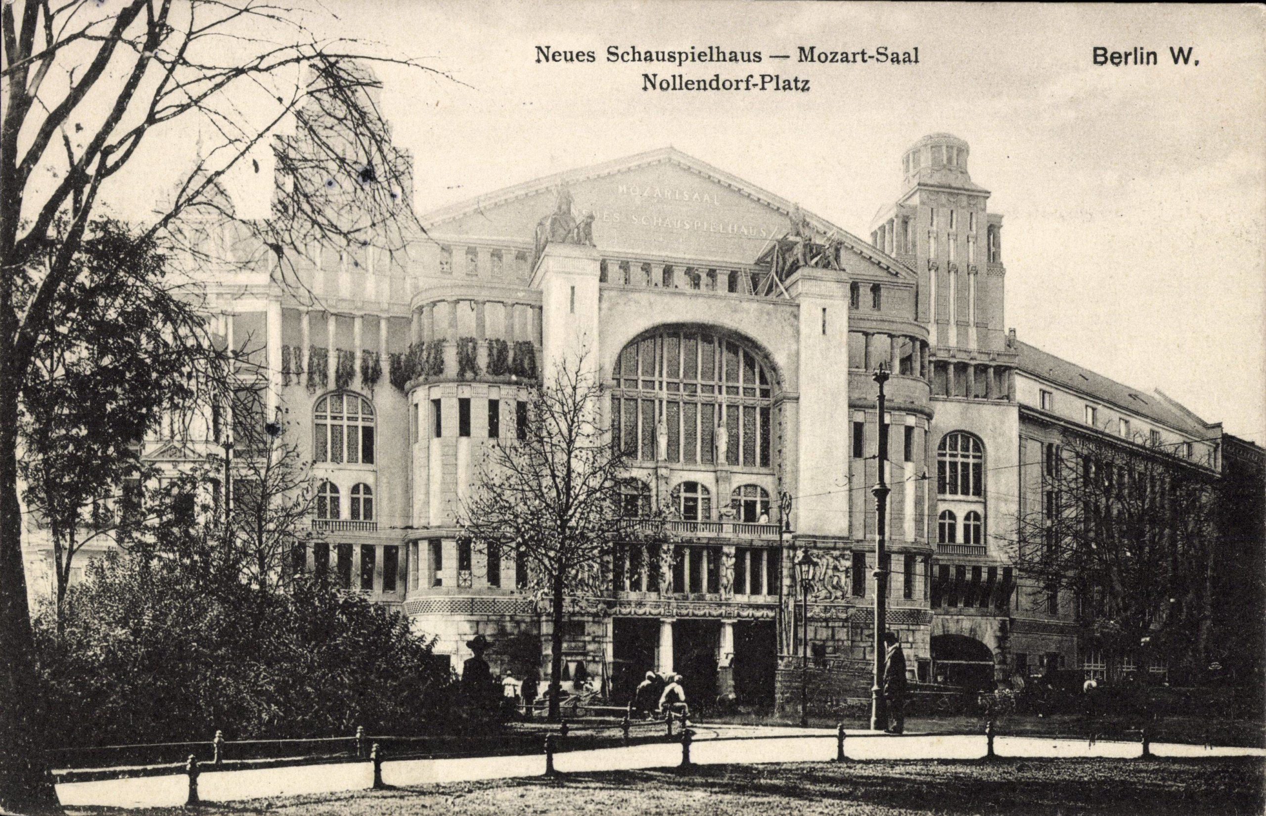 Historische Theater in Berlin: Neues Schauspielhaus am Nollendorfplatz in Schöneberg. Foto: Imago/Arkivi