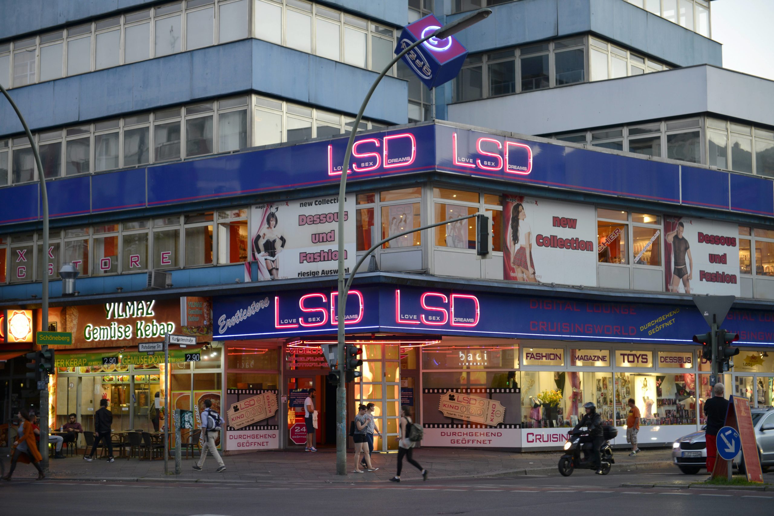 Sexshops Berlin: LSD Sexshop in der Potsdamer Straße, 2016. Foto: Imago/Schöning