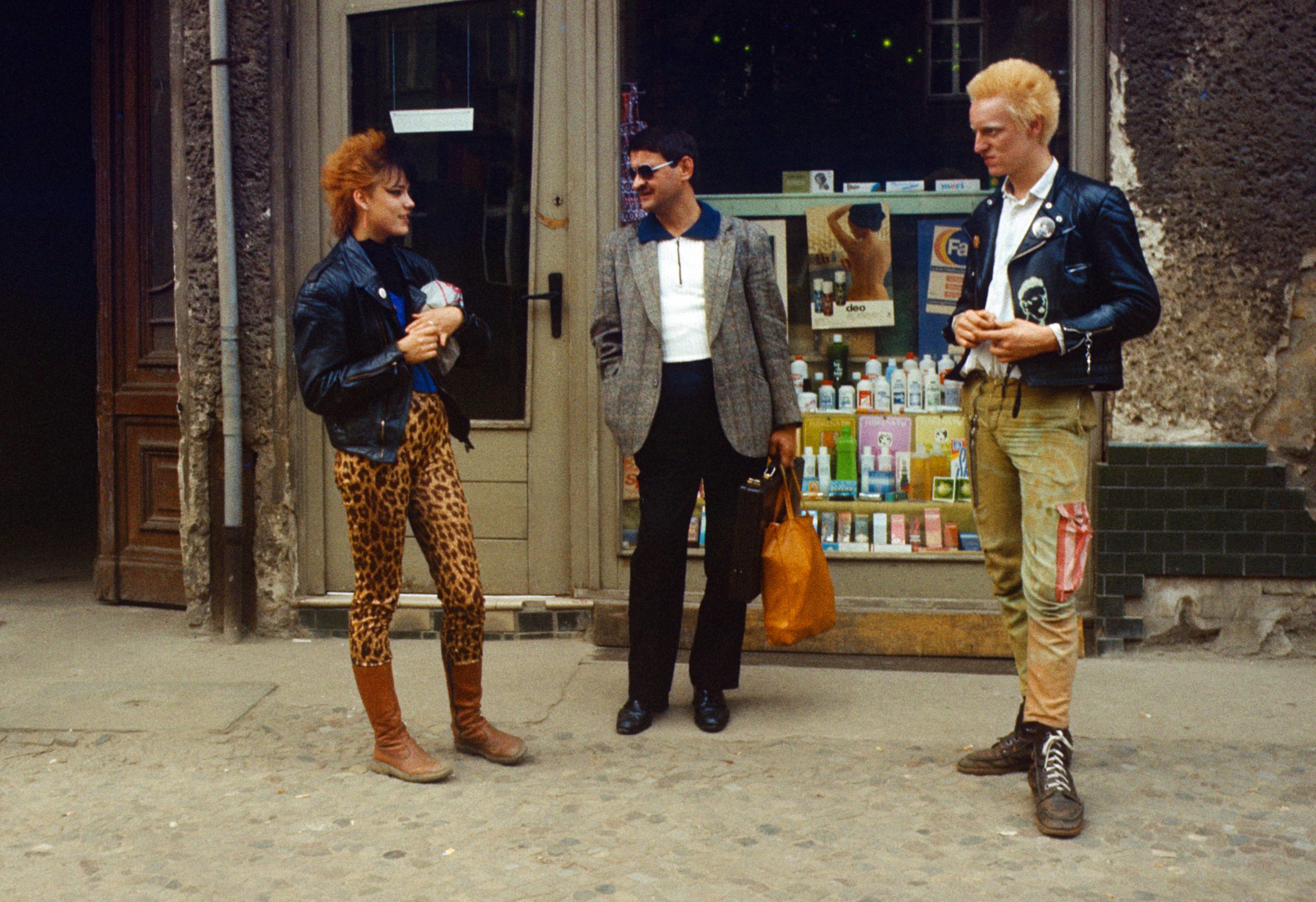 Punks in Prenzlauer Berg, Aufnahme von 1985. Foto: Imago/Frank Sorge