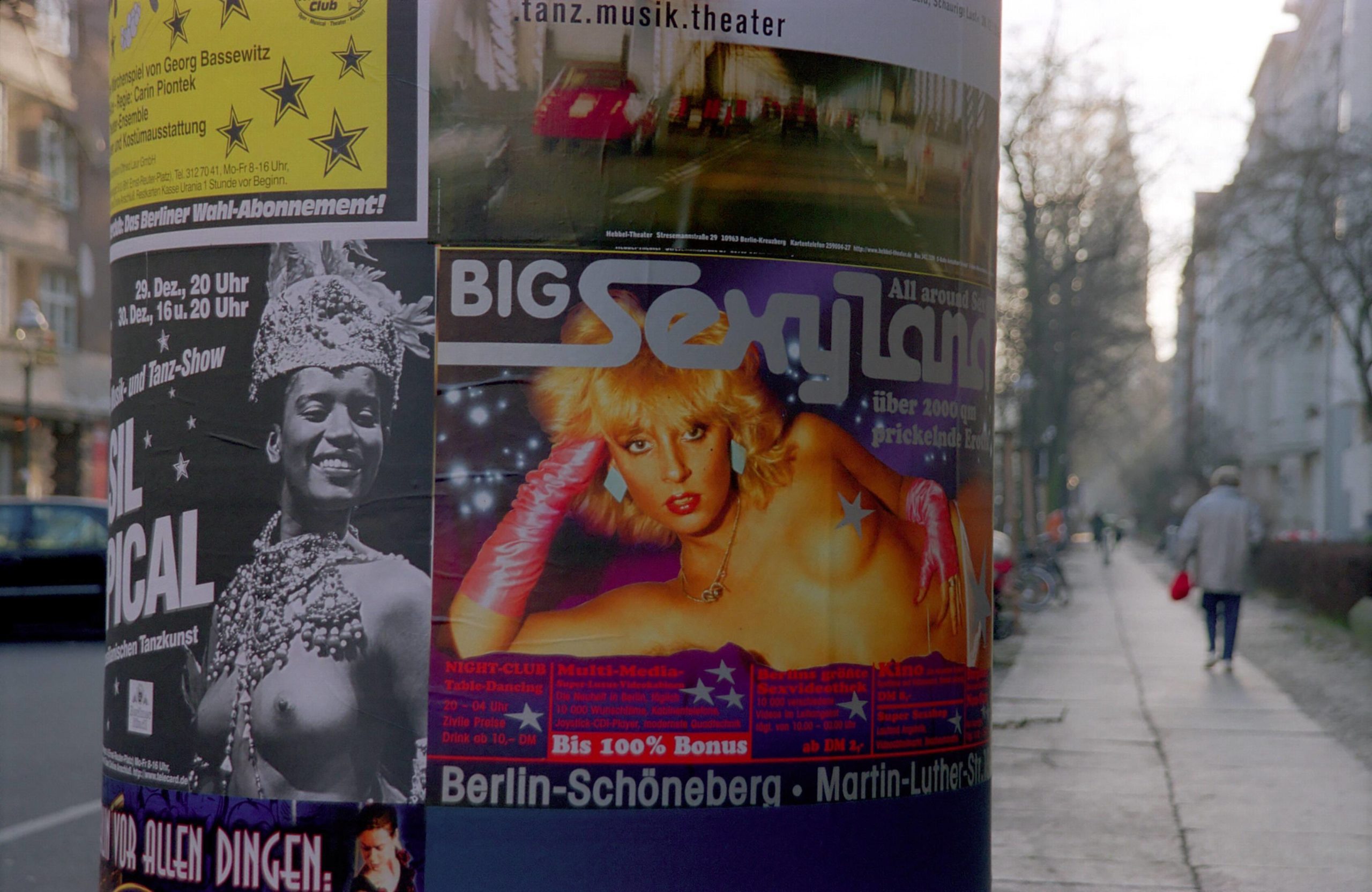 Werbung für das Big Sexyland, 1990er-Jahre. Foto: Imago/Lem