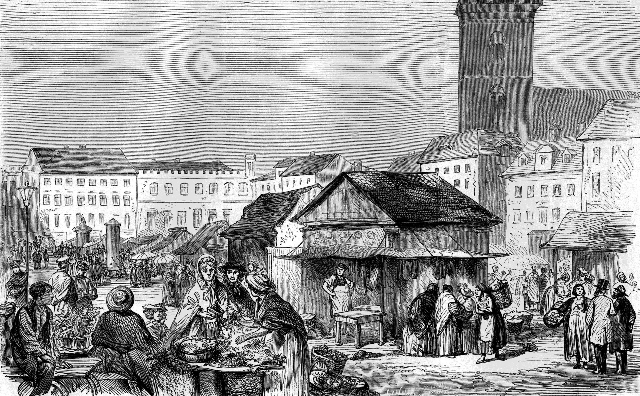 Der Neue Markt, Berlin, Ende des 19. Jahrhunderts. Foto: Imago/Imagebroker