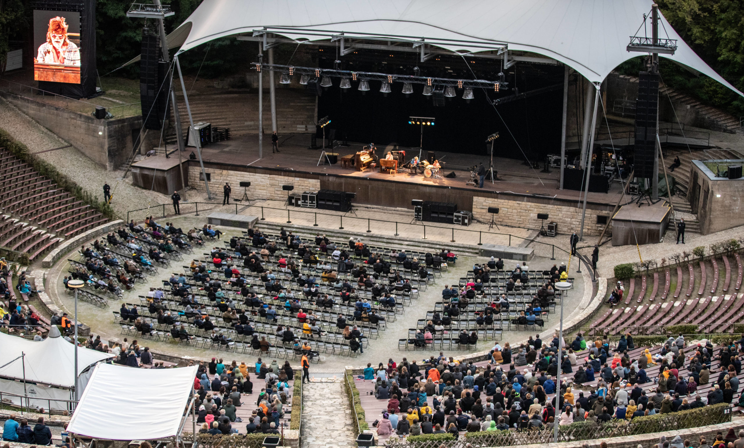Konzert von Helge Schneider am 6. September in der Waldbühne. Foto: Imago/Andreas Gora
