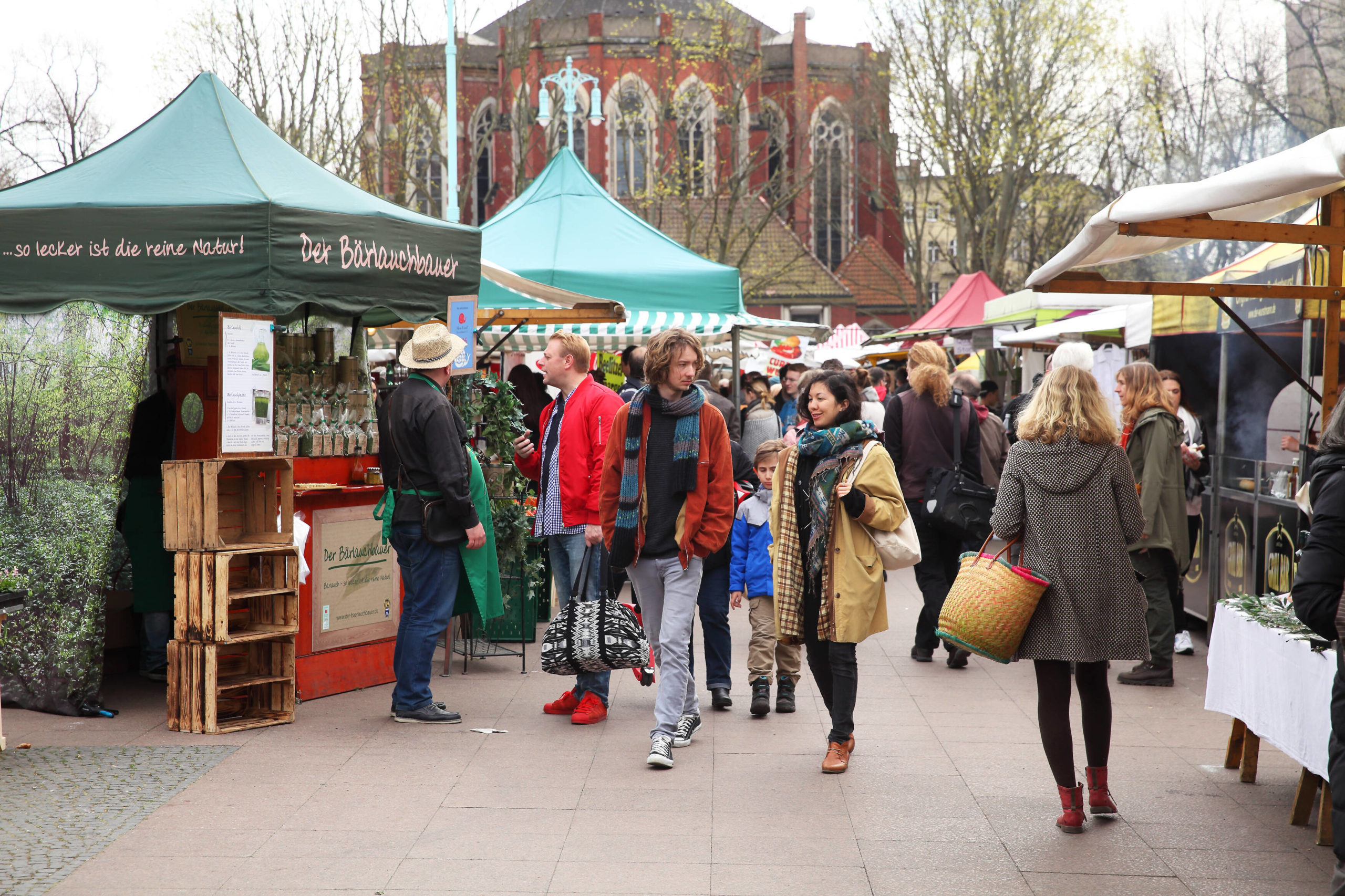 Gentrifizierung Berlin Schöner Markt: Der Winterfeldtmarkt erweckt jeden Samstag den Kiez rund um den Nollendorfplatz zum Leben.