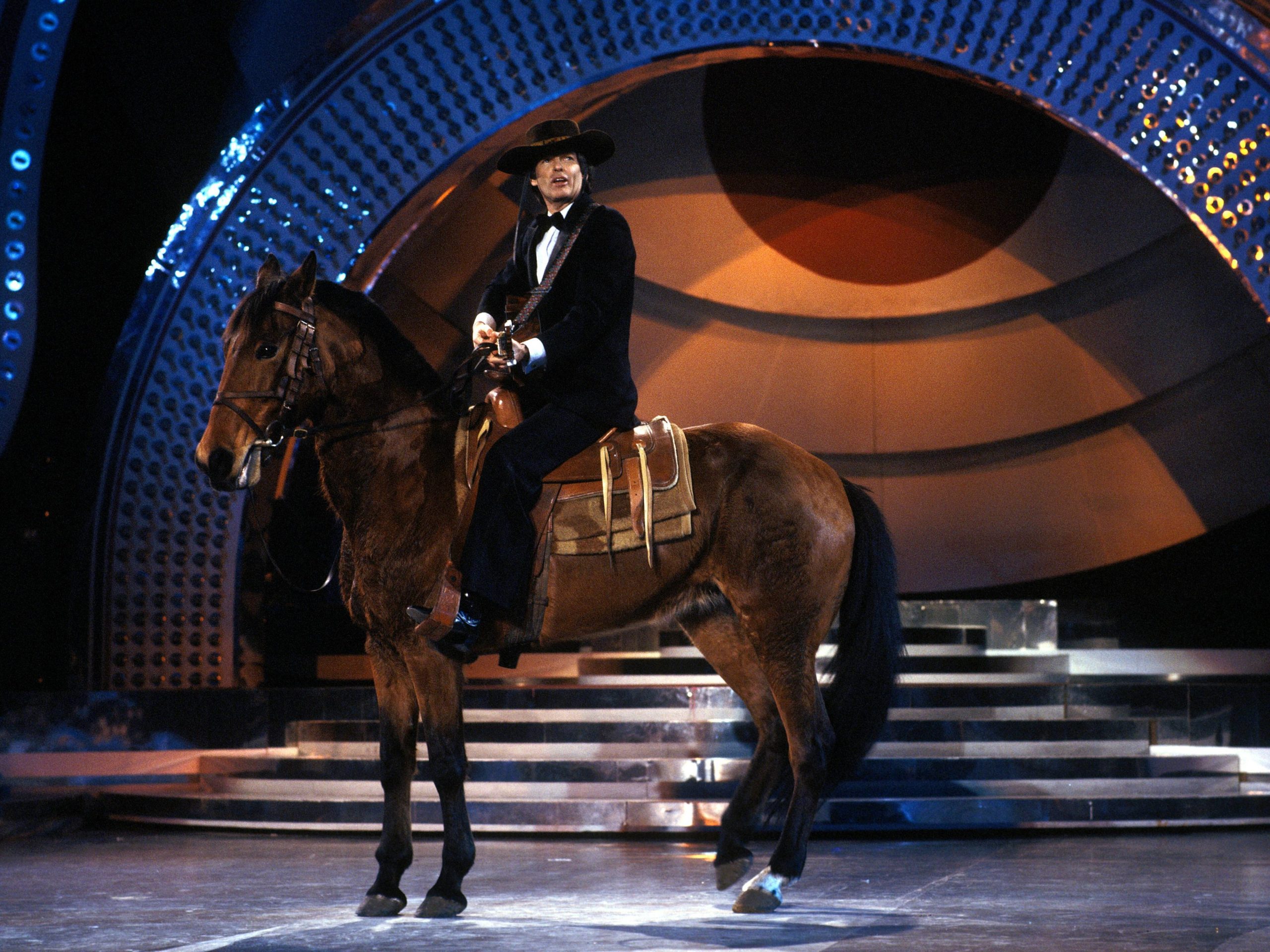 "Ein Kessel Buntes" mit Dean Reed: Das Cowboy-Image trieb er in der DDR auf die Spitze. Foto: Imago/Gueffroy