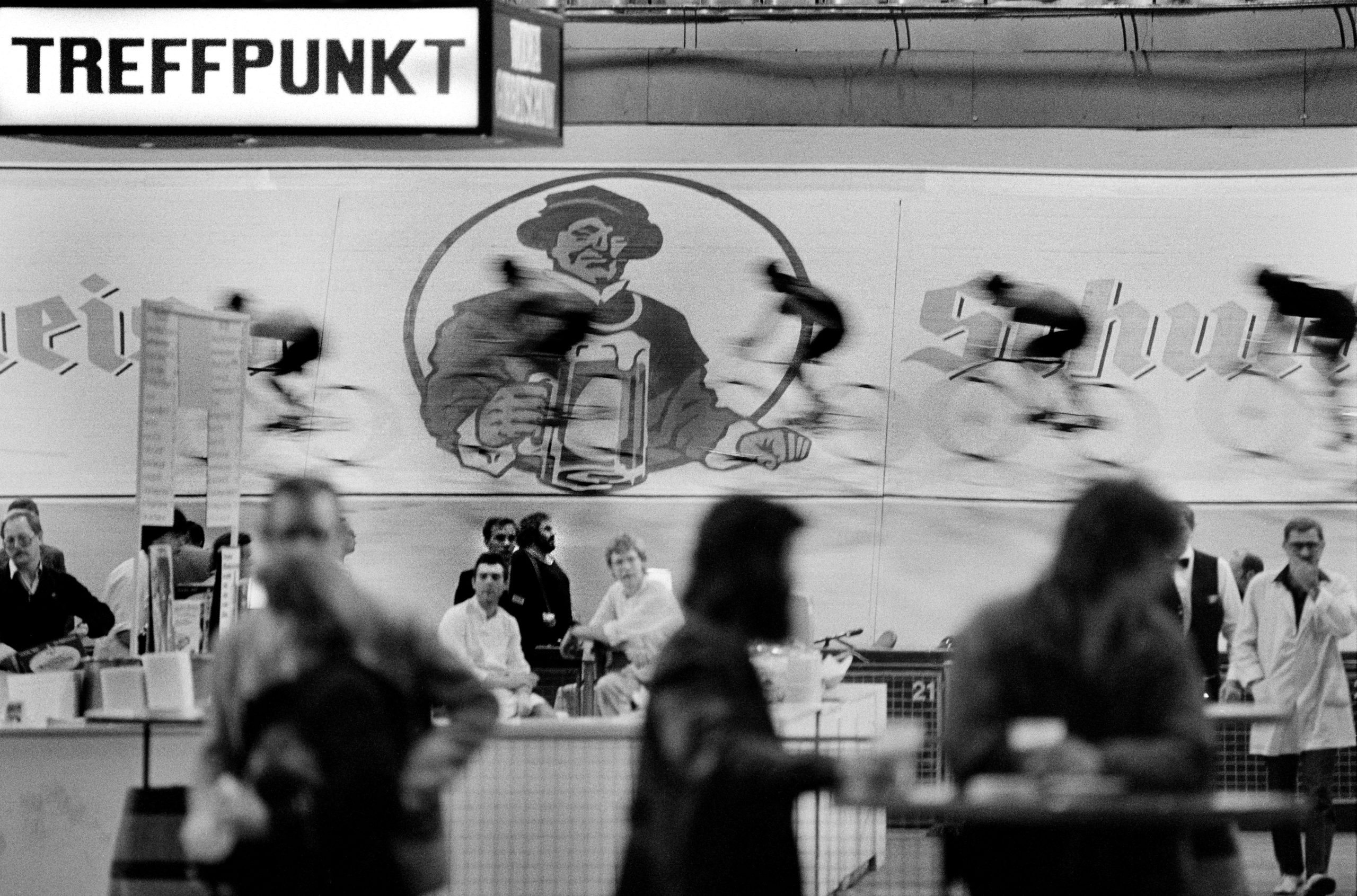Sechstagerennen in der Deutschlandhalle, 1983. Foto: Christian Schulz