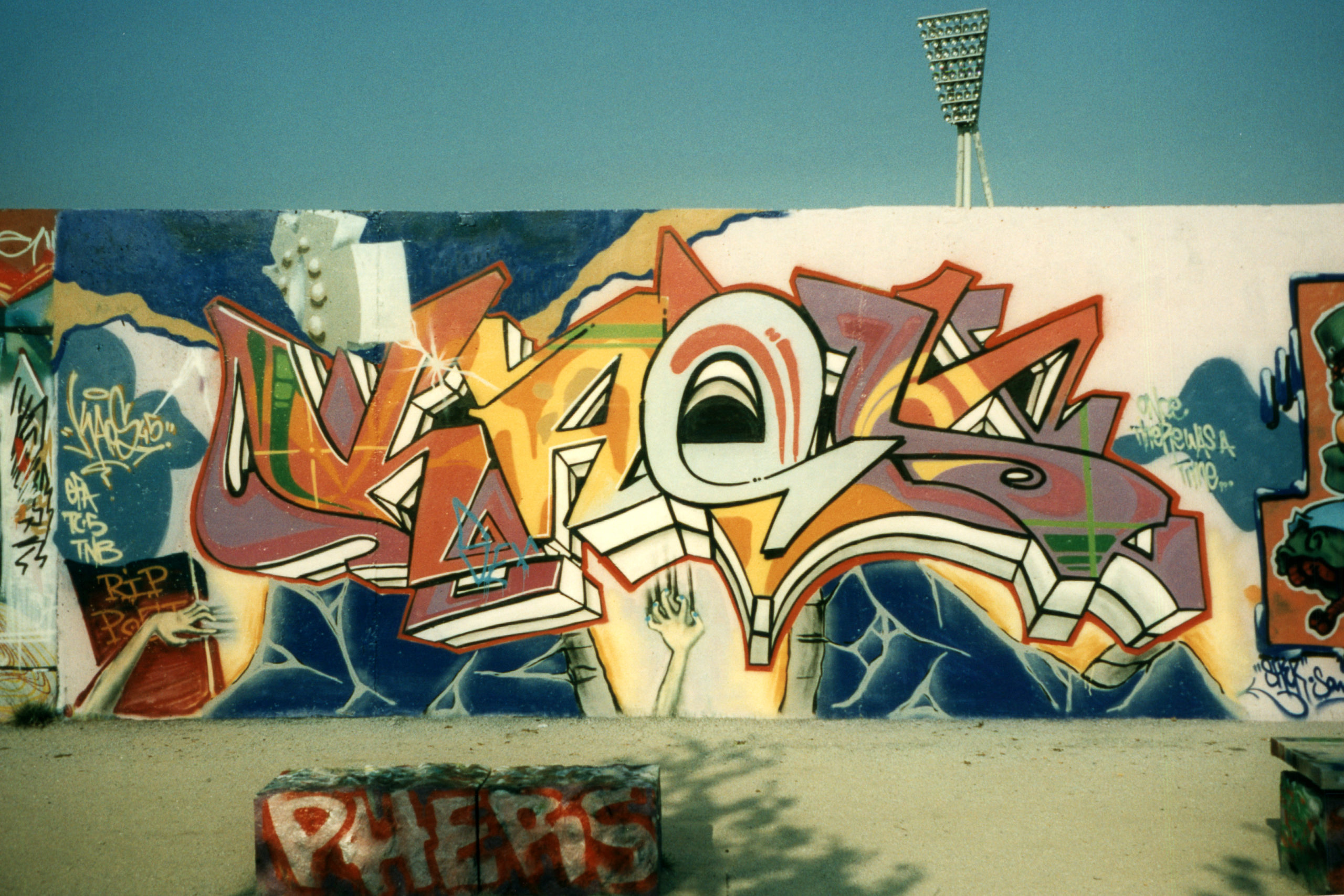 Graffiti im Mauerpark