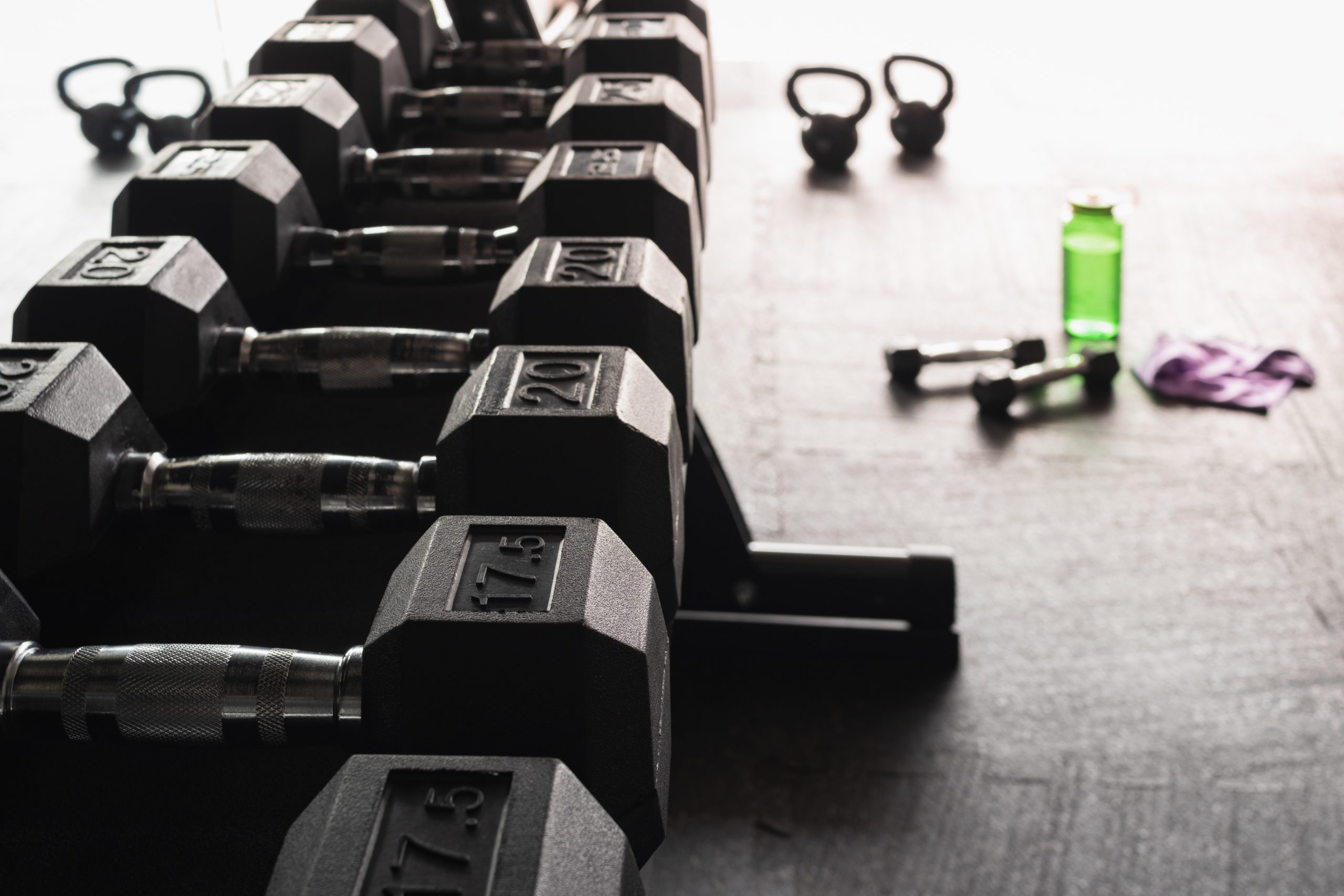 Für das Krafttraining gehören verschiedene Gewichte zum Home-Gym. Foto: Unsplash/Greg Rosenke