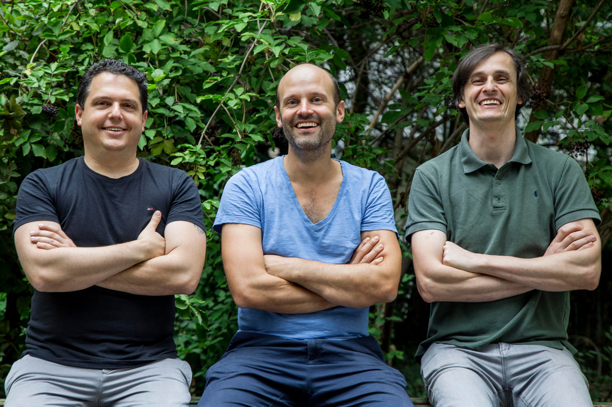 Die Gründer (v.l.n.r.): Zeevi Chaimovich, Jörn Gutowski und Markus Treiber. Foto: Zeevi Kichererbsen GmbH
