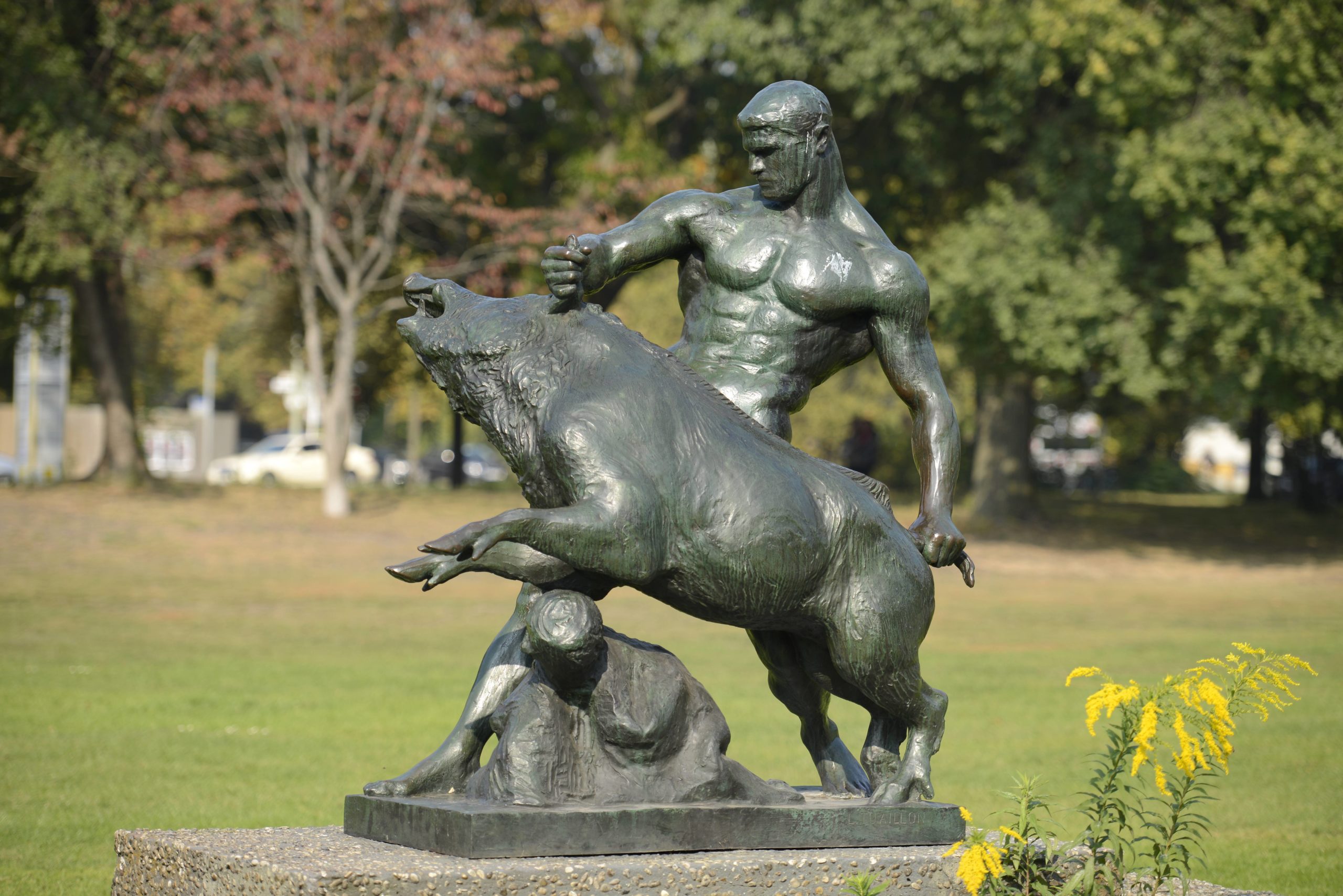 Herkules und der erymanthische Eber. Foto: Imago/Schöning